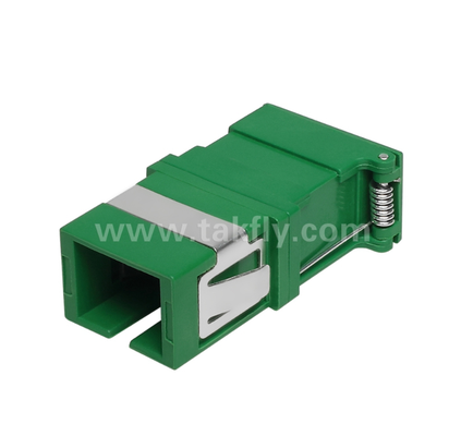 SC-Simplex-Adapter mit externer Abdeckung und seitlichem Verschluss – Staubdicht und Laser-Augenschutz, geringe Einfügungsdämpfung, für Rechenzentrums- und FTTx-Glasfaserverbindungen