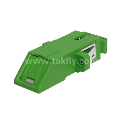SC Diagonal Typ Simplex Adapter mit eingebauter Innenverschleißung - Staubdicht und Laser-Augen-Schutz, geringer Einsetzverlust, für Rechenzentrum und FTTx-Faserverbindungen