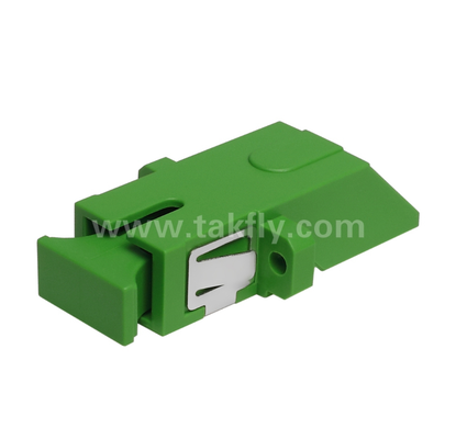 SC Diagonal Typ Simplex Adapter mit eingebauter Innenverschleißung - Staubdicht und Laser-Augen-Schutz, geringer Einsetzverlust, für Rechenzentrum und FTTx-Faserverbindungen