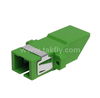 SC Diagonal Typ Simplex Adapter mit eingebauter Innenverschleißung - Staubdicht und Laser-Augen-Schutz, geringer Einsetzverlust, für Rechenzentrum und FTTx-Faserverbindungen