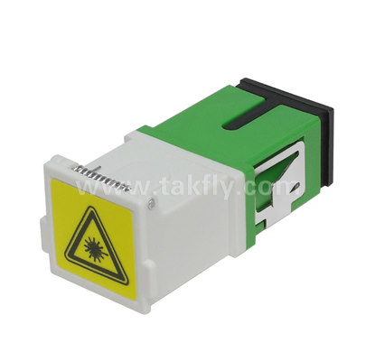 SC-Simplex-Adapter mit externer Abdeckung und Frontverschluss – Staubdicht und Laser-Augenschutz, geringe Einfügungsdämpfung, für Rechenzentrums- und FTTx-Glasfaserverbindungen