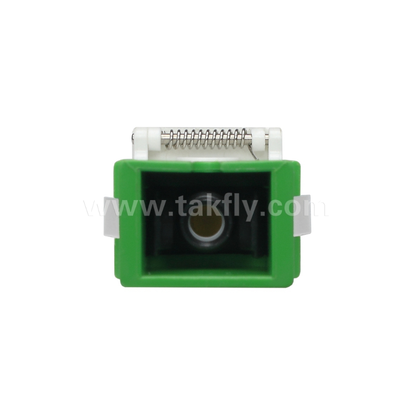 SC-Simplex-Adapter mit externer Abdeckung und Frontverschluss – Staubdicht und Laser-Augenschutz, geringe Einfügungsdämpfung, für Rechenzentrums- und FTTx-Glasfaserverbindungen