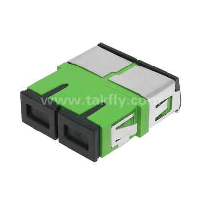 SC-Duplex-Adapter mit Frontverschluss - Außenabdeckung zum Schutz vor Staub und Laser, hohen und niedrigen Temperaturen