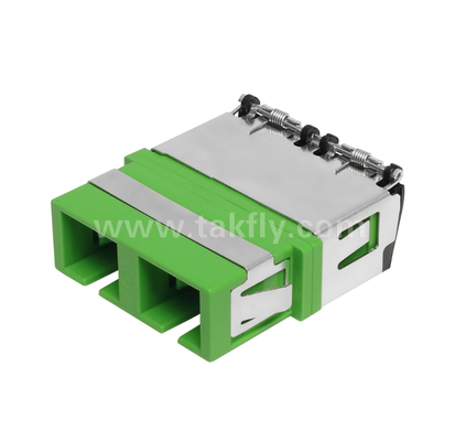 SC-Duplex-Adapter mit Frontverschluss - Außenabdeckung zum Schutz vor Staub und Laser, hohen und niedrigen Temperaturen