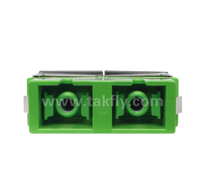 SC-Duplex-Adapter mit Frontverschluss - Außenabdeckung zum Schutz vor Staub und Laser, hohen und niedrigen Temperaturen