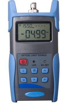 FTTx Fiber Optic Handheld Einstellbare Lichtquelle auf Chinesisch für SM/MM FC/PC