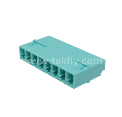 LC 8-Wege-Adapter 8 in 1 LC-Duplex, Hochdichte-Faser-Adapter, geringer Einsetzverlust, für Rechenzentrum und FTTx-Hochdichte-Patching