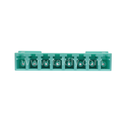 LC 8-Wege-Adapter 8 in 1 LC-Duplex, Hochdichte-Faser-Adapter, geringer Einsetzverlust, für Rechenzentrum und FTTx-Hochdichte-Patching