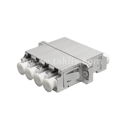 LC Quad-Metall-Adapter mit hoher Dichte 4-Port-LC-Schnittstelle, robust, mit geringem Verlust, hohen und niedrigen Temperaturen