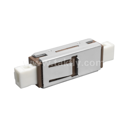 MU-Simplex-Adapter  Kompaktes Design, geringer Einsetzverlust, Präzisionszirkonia-Hülle, für Hochdichtefaserverbindungen