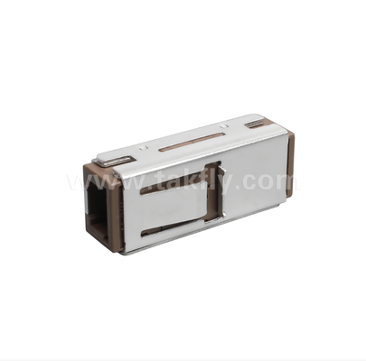 MU-Simplex-Adapter  Kompaktes Design, geringer Einsetzverlust, Präzisionszirkonia-Hülle, für Hochdichtefaserverbindungen