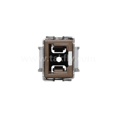 MU-Simplex-Adapter  Kompaktes Design, geringer Einsetzverlust, Präzisionszirkonia-Hülle, für Hochdichtefaserverbindungen