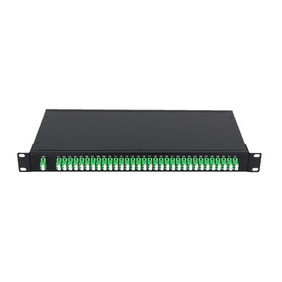 OEM 1U 19 Zoll 2x64 Rackmontage LC-Glasfaser-SPS-Splitter für FTTx-Rechenzentrum