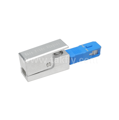 SC-Quadratform-Fiberadapter für Nackte Faser     Epoxy-freie, wiederverwendbare, geringe Einfügungsverluste für Test- und Messanwendungen mit optischer Faser
