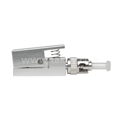 ST-Quadrat-Bare-Faser-Adapter – epoxidfrei, wiederverwendbar, geringer Einfügedämpfung, für Glasfasertest- und Messanwendungen