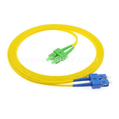 SC-SC-Simplex- und Duplex-Faseroptikpatch-Schleifleiter   SM/MM für eine zuverlässige Verbindung im optischen Netz
