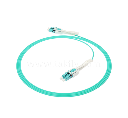 LC Push-Pull Uniboot Fiber Optic Patch Cord One-Tube Two-Core, Polarität austauschbar, für High-Density-Assembly & Data Center Anwendungen