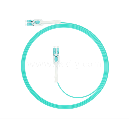 LC Push-Pull Uniboot Fiber Optic Patch Cord One-Tube Two-Core, Polarität austauschbar, für High-Density-Assembly & Data Center Anwendungen