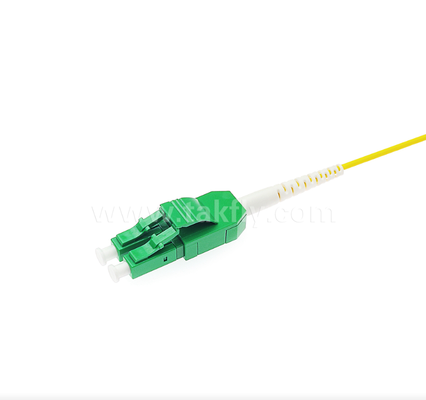 LC-Uniboot-Glasfaser-Patchkabel – einadrig, zweiadrig, Polarität austauschbar, gelb, halbiert das Kabelvolumen