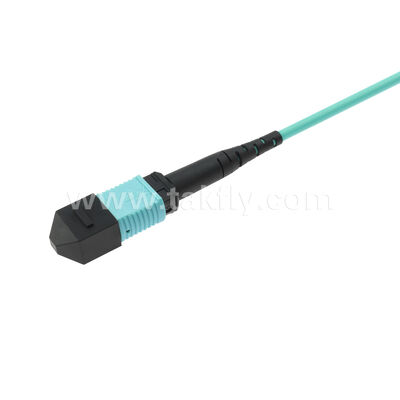 MPO MTP Patchcord MM OM3 Stammkabel 12F Glasfaser für Datencenter KI Telekommunikationskabel