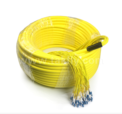 96-Core LC-LC-Vor-Termined Breakout-Patch-Cord High-Density, Custom Breakout-Konfigurationen (Bare Fiber / 0.9mm / 2.0mm / 3.0mm), für Rechenzentrum und Indoor / Outdoor-Anwendungen