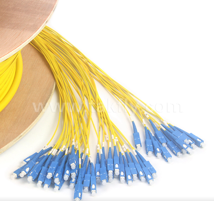 48-Kern-SC-SC-Vor-Termined Breakout Patch Cord ¢ Hochdichte, kundenspezifische Breakout-Konfigurationen (Bare Fiber / 0,9 mm / 2,0 mm / 3,0 mm), für Rechenzentrum und Indoor / Outdoor-Anwendungen