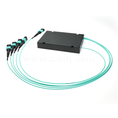 MPO/MTP Fanout Kabel PLC Splitter 1x4 SM/MM Glasfaser für Rechenzentrum FTTX