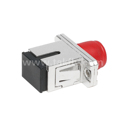 FC-SC Hybrid Adapter – Simplex, Metal Housing, Female-Female, for Different Connector Interconnection