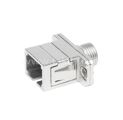 FC-SC Hybrid Adapter – Simplex, Metal Housing, Female-Female, for Different Connector Interconnection