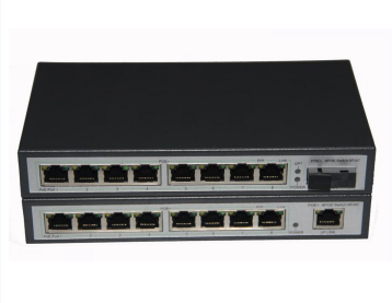 Hochauflösender POE Unmanaged Netzwerk-Switch | Hochwertige Elektronik DF-1.25G-8P-1E
