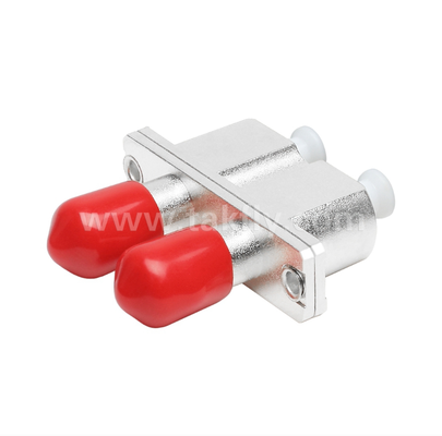 ST-LC Metal Hybrid Adapter – Duplex, Female-Female, for Connecting Different Connector Interfaces