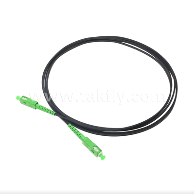 SC/APC zu SC/APC FTTH Indoor Flat Drop Patch Chord - Einfach, vorab beendet, Vibrationsschutz für eine schnelle Einführung im Gebäude
