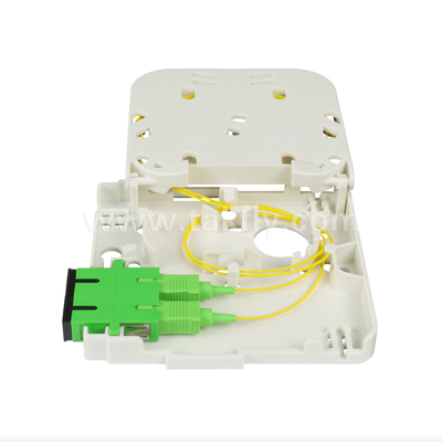 TKS-1806-02W FTTH Glasfaser-Wanddose – Kompakte Indoor-Abschlussbox für den Kundenstandort