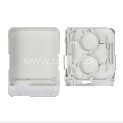TKS-1806-02W FTTH Glasfaser-Wanddose – Kompakte Indoor-Abschlussbox für den Kundenstandort