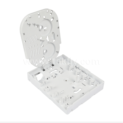 TKS-1806-04D FTTH-Faser-Termination Box Desk/Wall Mount, 4-Port, Indoor, unterstützt Fusion Splicing & Kabelmanagement