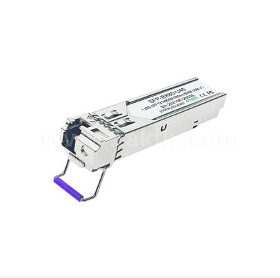 80km SFP BiDi Transceiver    1.25G/1.063G Dual-Rate, 1490nm DFB, PIN, LC Simplex, industrielle Temperatur verfügbar