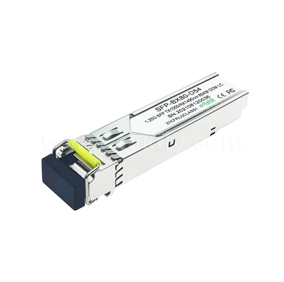 80km SFP BiDi Transceiver    1.25G/1.063G Dual-Rate, 1490nm DFB, PIN, LC Simplex, industrielle Temperatur verfügbar