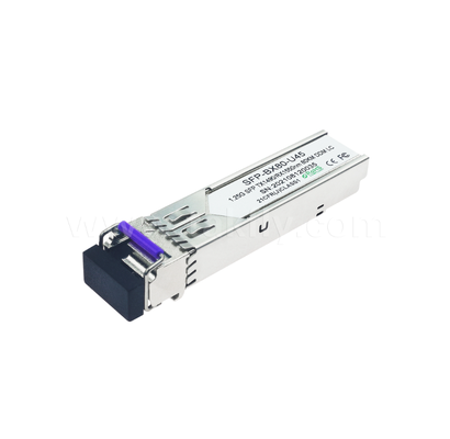 80km SFP BiDi Transceiver    1.25G/1.063G Dual-Rate, 1490nm DFB, PIN, LC Simplex, industrielle Temperatur verfügbar
