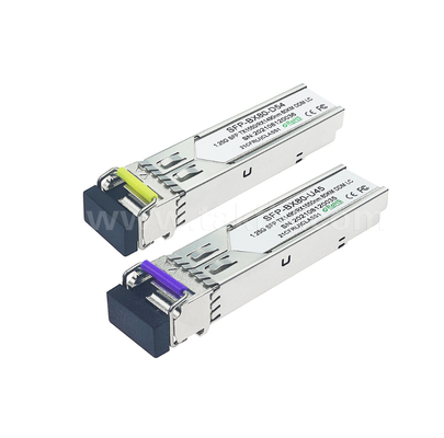 80km SFP BiDi Transceiver    1.25G/1.063G Dual-Rate, 1490nm DFB, PIN, LC Simplex, industrielle Temperatur verfügbar