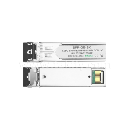 8524-3LCD05 1,25 Gbit/s SFP optischer Transceiver – 850nm VCSEL, 550m, LC Duplex, MMF, SFP MSA-konform