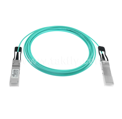 40G QSFP+ aktives optisches Kabel 4 Kanäle Full-Duplex, 11,3 Gbps pro Spur, geringe Leistung, Hot-Plug