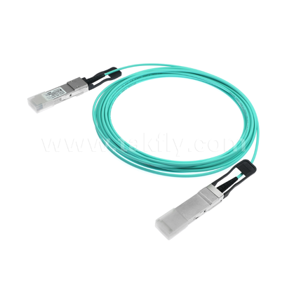 40G QSFP+ aktives optisches Kabel 4 Kanäle Full-Duplex, 11,3 Gbps pro Spur, geringe Leistung, Hot-Plug