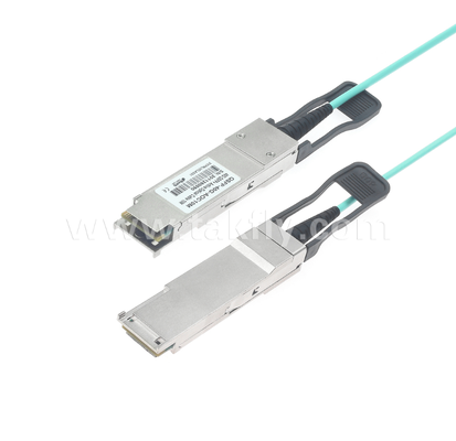 40G QSFP+ aktives optisches Kabel 4 Kanäle Full-Duplex, 11,3 Gbps pro Spur, geringe Leistung, Hot-Plug