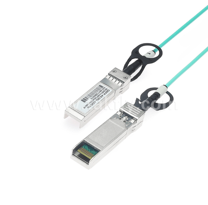 40G QSFP+ to 4x10G SFP+ Active Optical Cable – Breakout, 4-Channel Full-Duplex, VCSEL, Hot-Pluggable