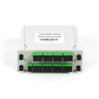 1*16 SC/APC Kassetten-Art Faser Optik-PLC-Teiler Inspektion G657A1 LGX im Netz