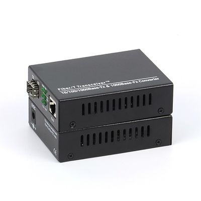 10/100/1000M SFP Faser-Optikmedien-Konverter-Ethernet-Netzwerk