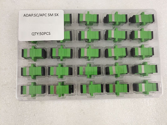 Grüner Faser-Optiksimplexadapter Sc APC für Anschlusskasten