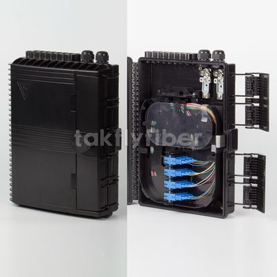 16 Port-FTTH NAP Fiber Optic Termination Box IP65 mit 0.9mm Mini-PLC-Teiler