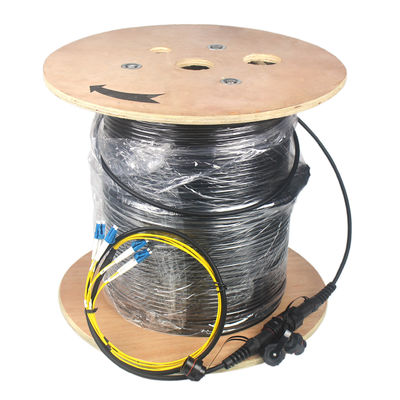 Wasserdichtes MPO/MTP im Freien - Faser-Optikausbruch-Kabel LC Singlemode
