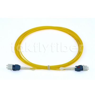 Polarität Dreh 2.0mm LC PC Uniboot Duplex Fiber Optic Patch Cord mit G657A1 Fiber für Netzwerk